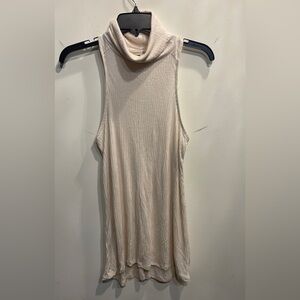 Express Cream Textured Top or swimsuit coverup.